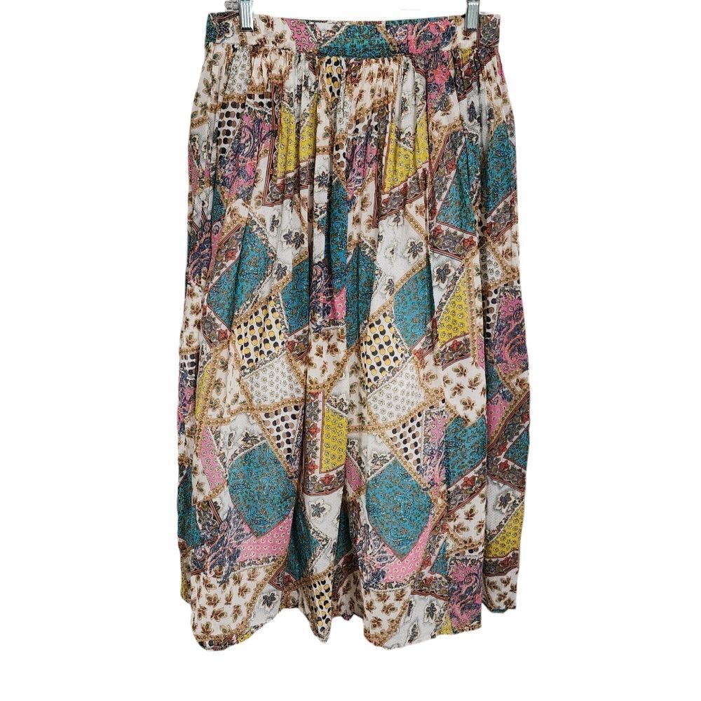 NorthStyle multicolor patchwork pull on maxi skir… - image 2